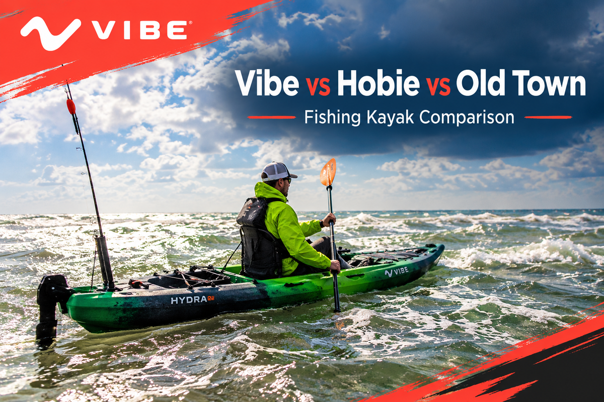 Vibe Kayaks vs Hobie and Old Town: Which Fishing Kayak Brand is Right for You?