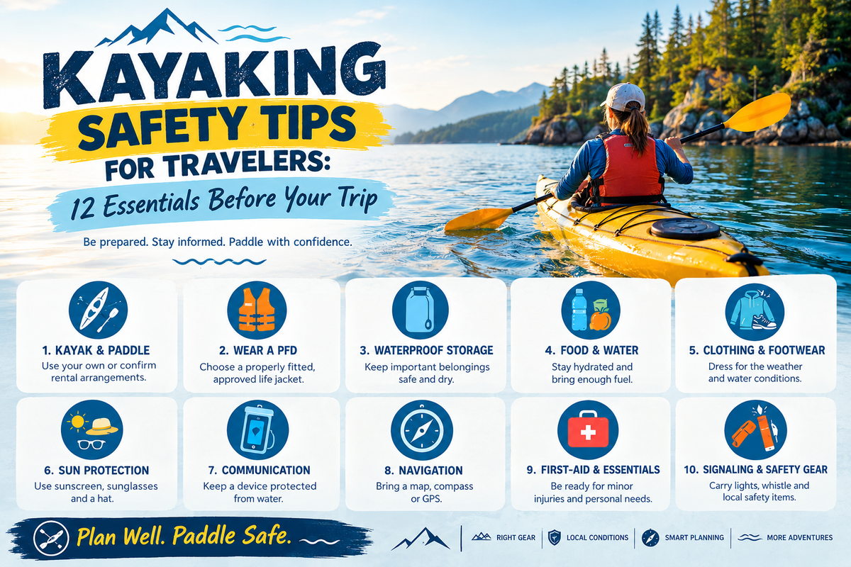 Kayaking Safety Tips for Travelers: 12 Essentials Before Your Trip