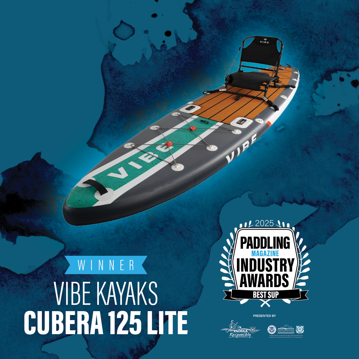 Cubera 125 Lite + Ember Carbon Paddle + 25L Dry Bag + 30oz Tumbler + Mesh Bottle Holder + Summit Perch