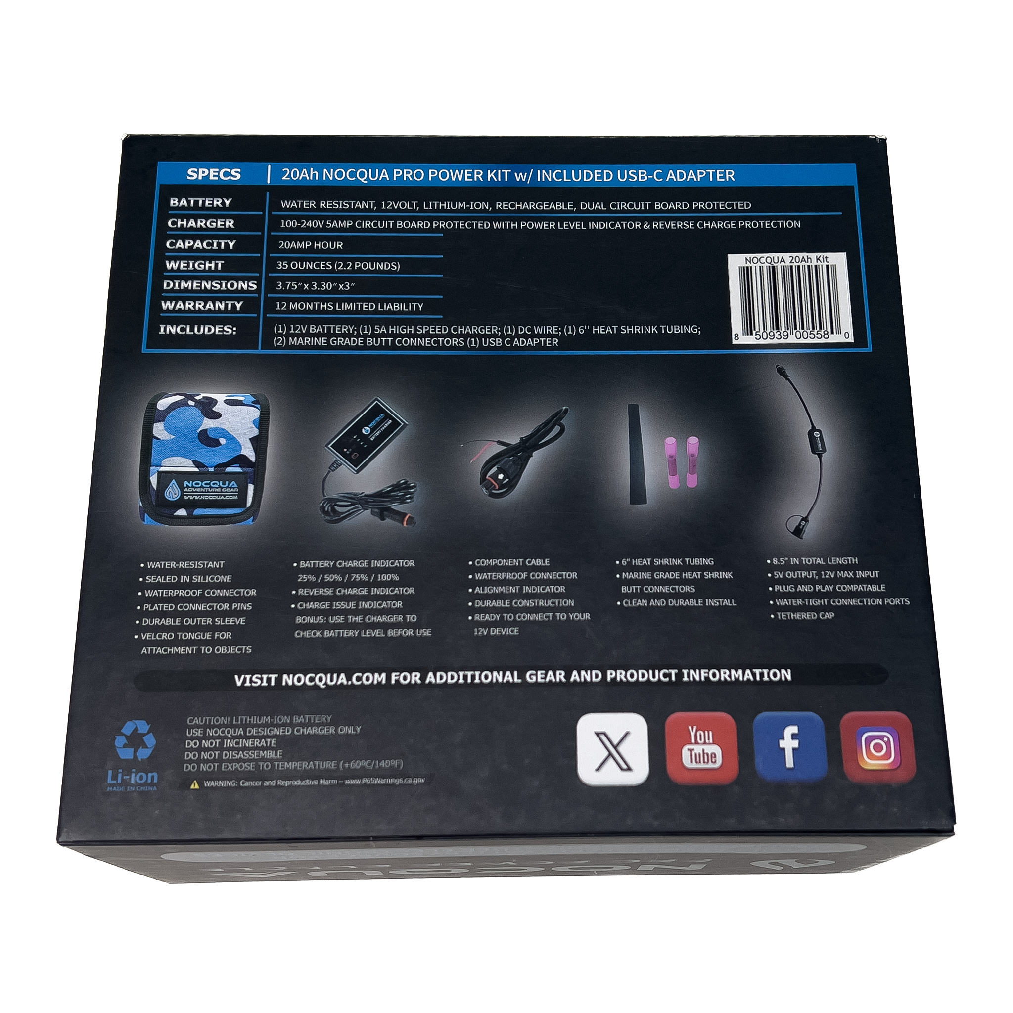 KIT D'ALIMENTATION PRO 20Ah