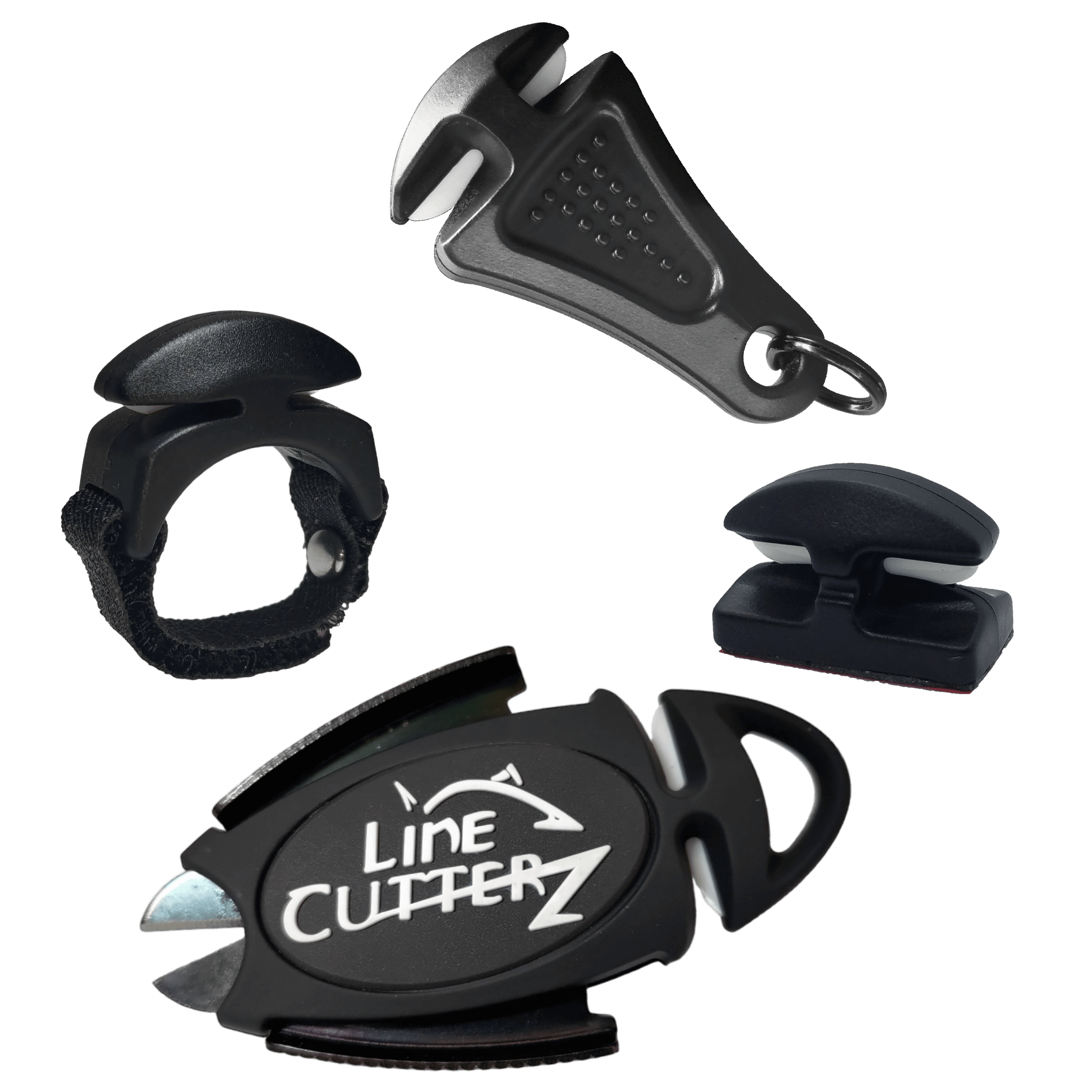 "QUADRUPLE PLAY" Fishing Line Cutter Multi-Pack