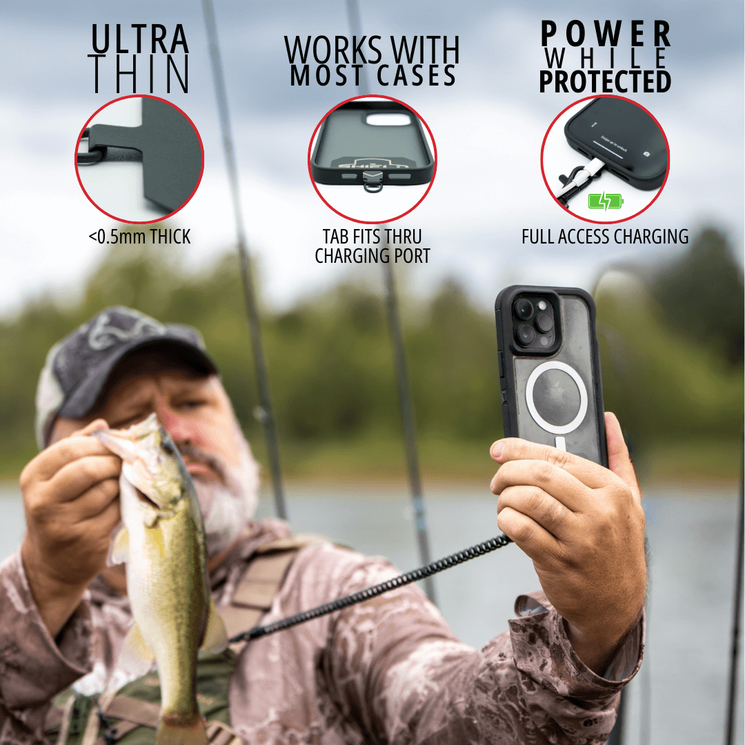 THE SHIELD™ Phone Tab & Tether