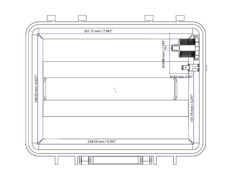 Station d'alimentation portable avec système de commutation numérique sans fil à 5 circuits (piles non incluses)
