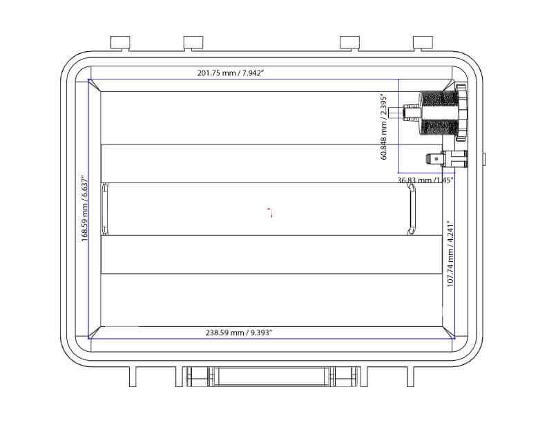 Station d'alimentation portable avec système de commutation numérique sans fil à 5 circuits (piles non incluses)