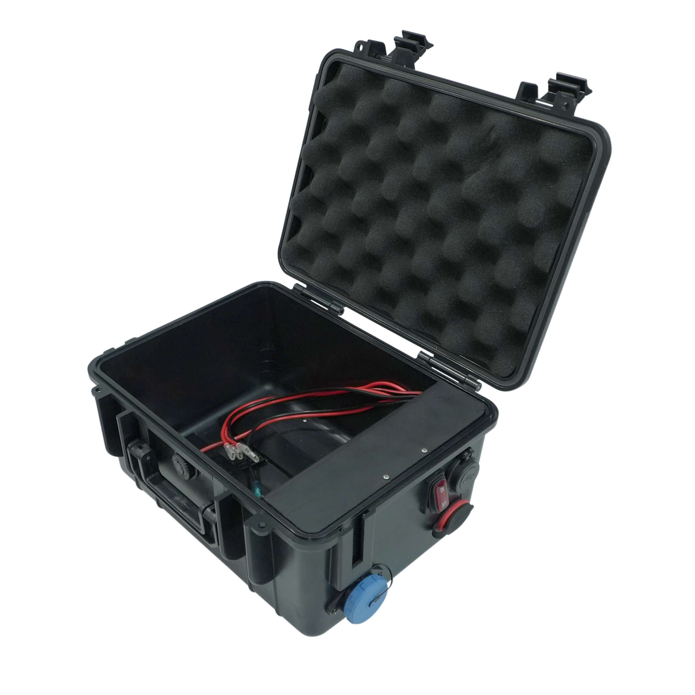 Station d'alimentation portable avec système de commutation numérique sans fil à 5 circuits (piles non incluses)