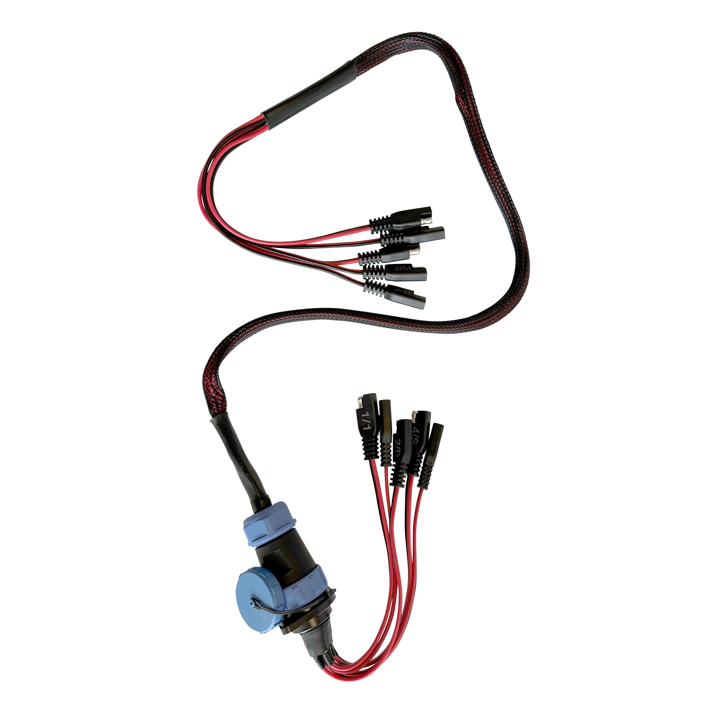 Kit de déconnexion rapide 5 circuits, étanche et robuste - montage sur panneau et faisceau (YP-QD5)