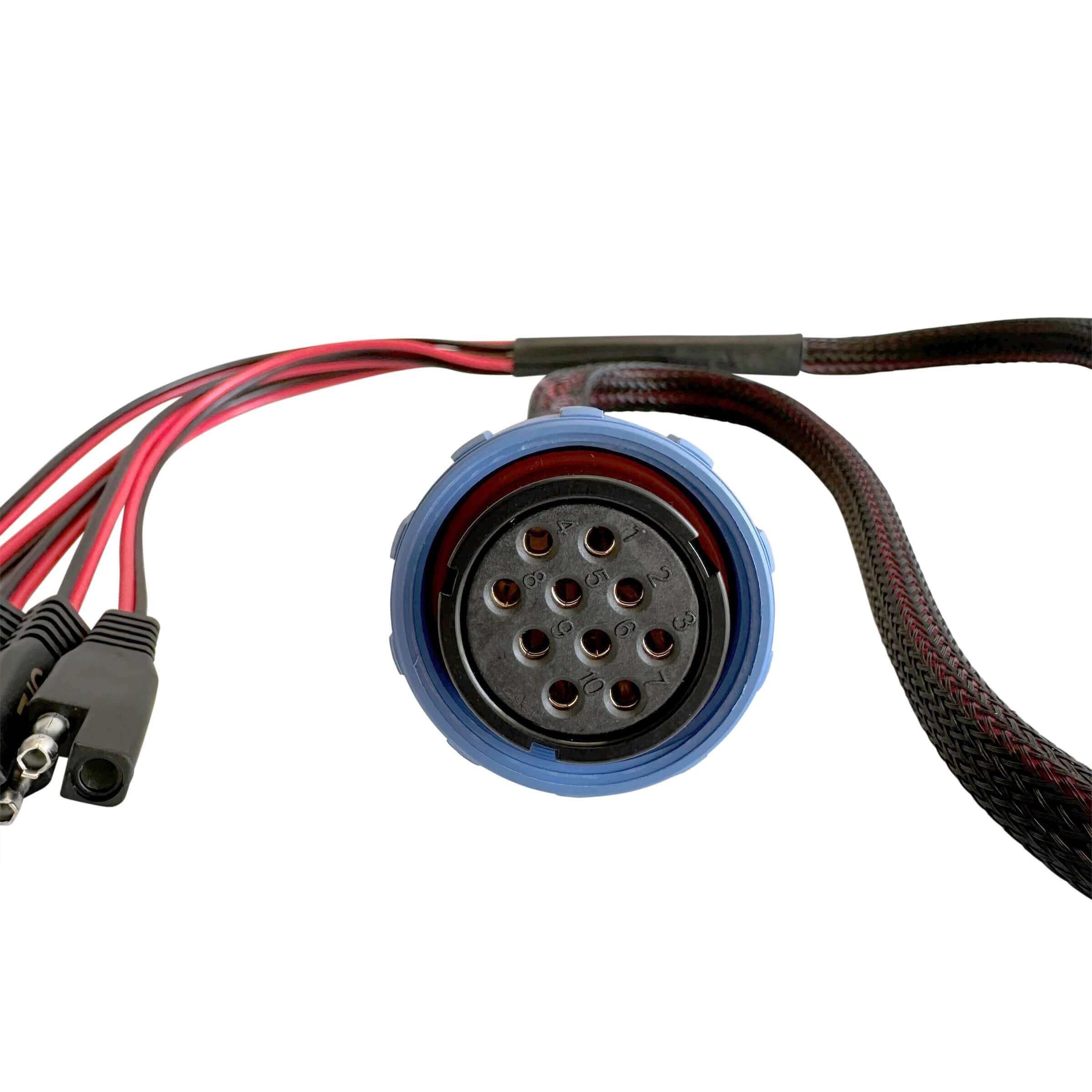 Kit de déconnexion rapide 5 circuits, étanche et robuste - montage sur panneau et faisceau (YP-QD5)