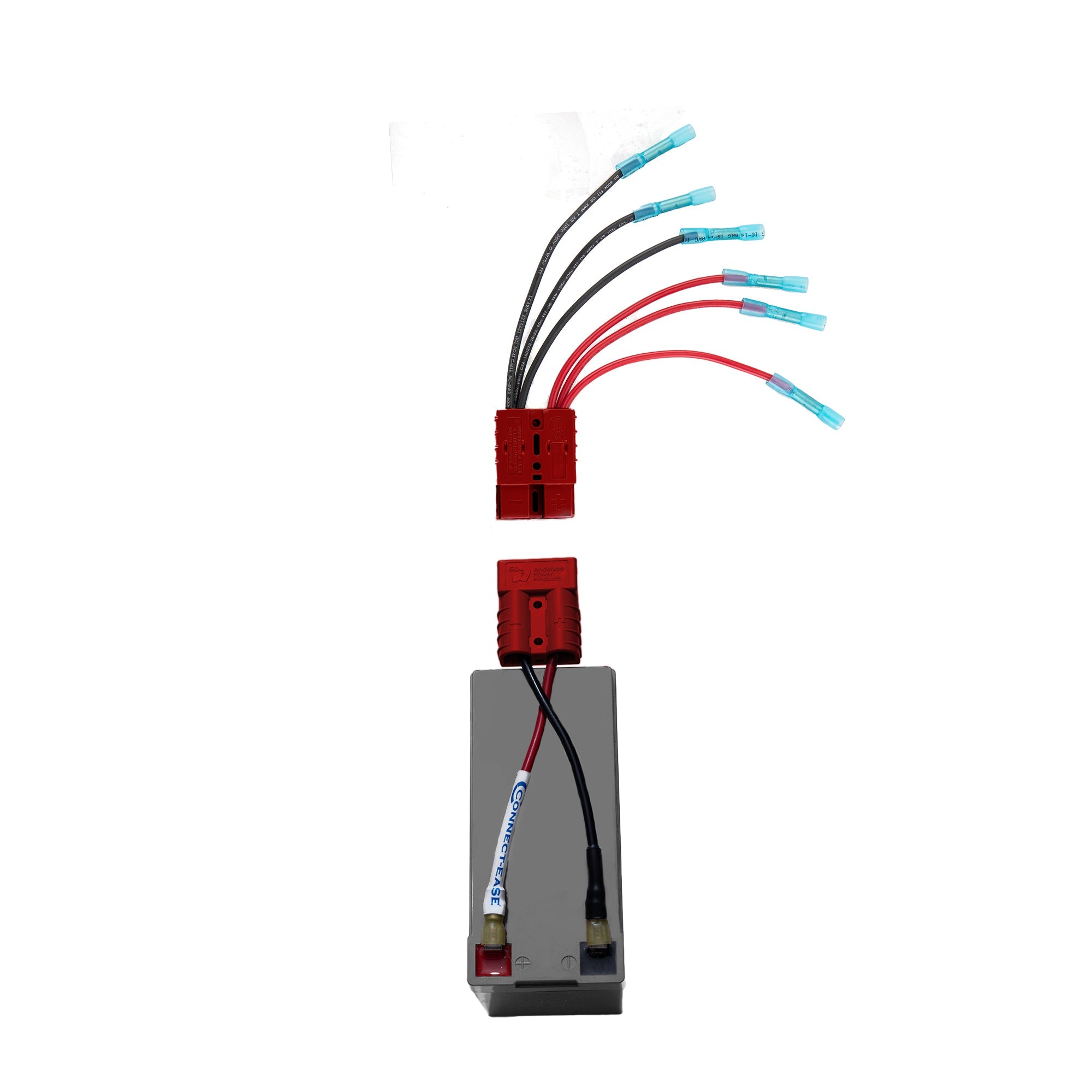 SPADE-A-NATOR Spade Style Battery connection for 3 electronics for Ice, Kayak, Canoes, duck Boats Lithium Compatible