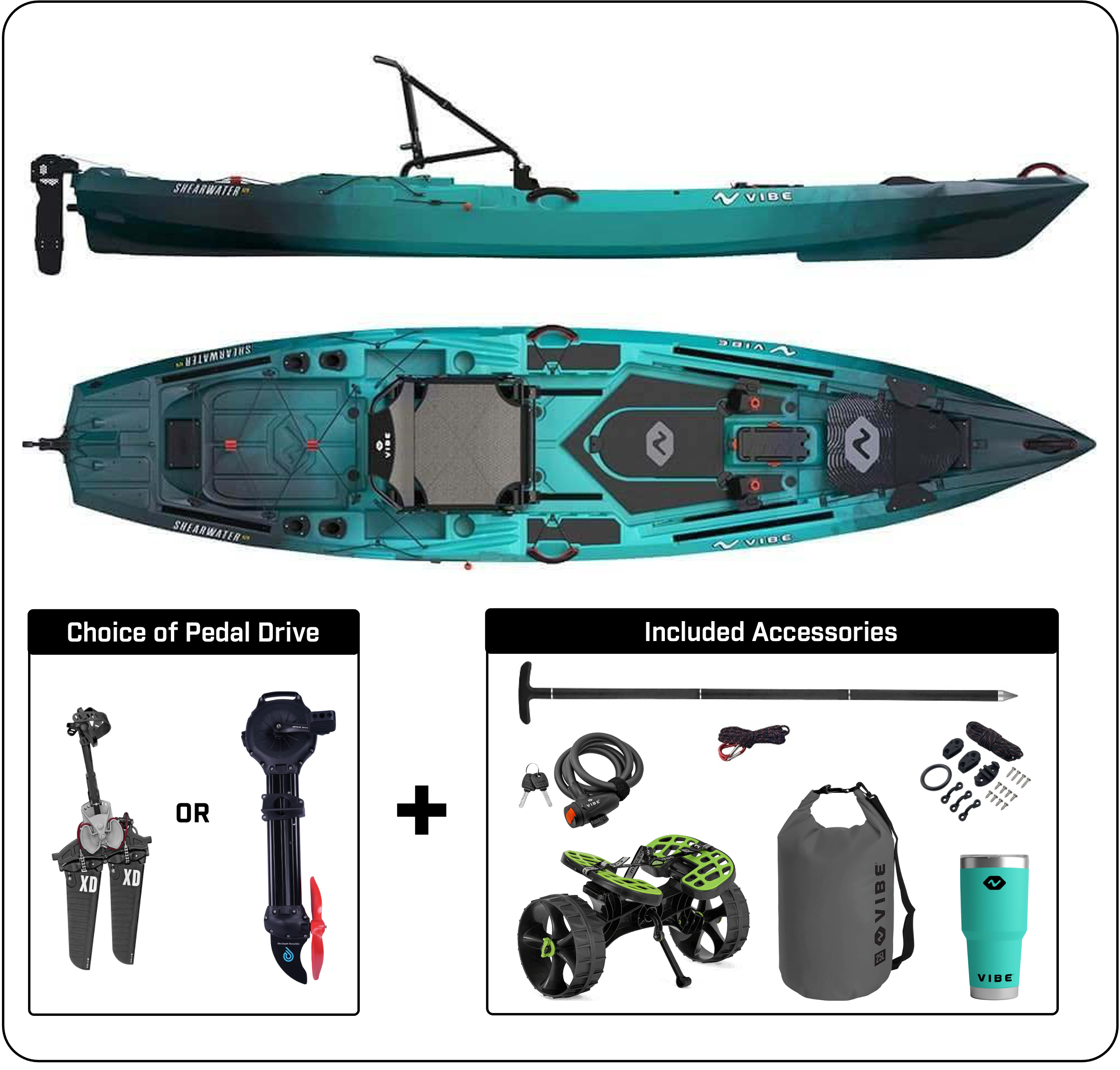 Shearwater 125 + Drive Bundle