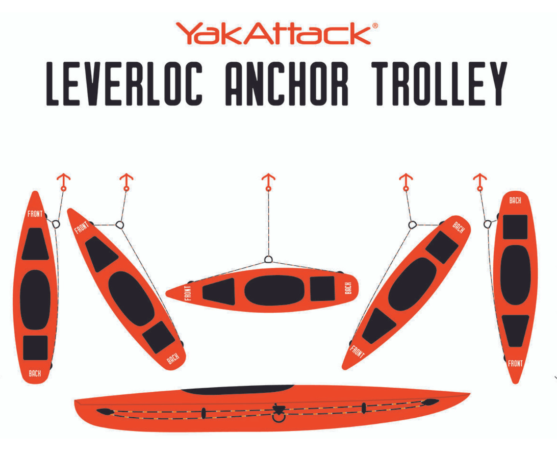 YakAttack LeverLoc Chariot d'ancrage