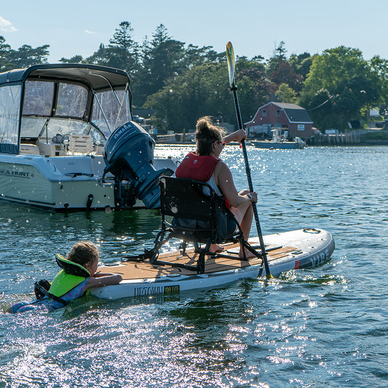 Uptown 100 Lite + 40% off accessories bundle! Including: Ember Carbon Paddle + 25lL Dry Bag + 30oz Tumbler + Mesh Bottle Holder + Summit Perch