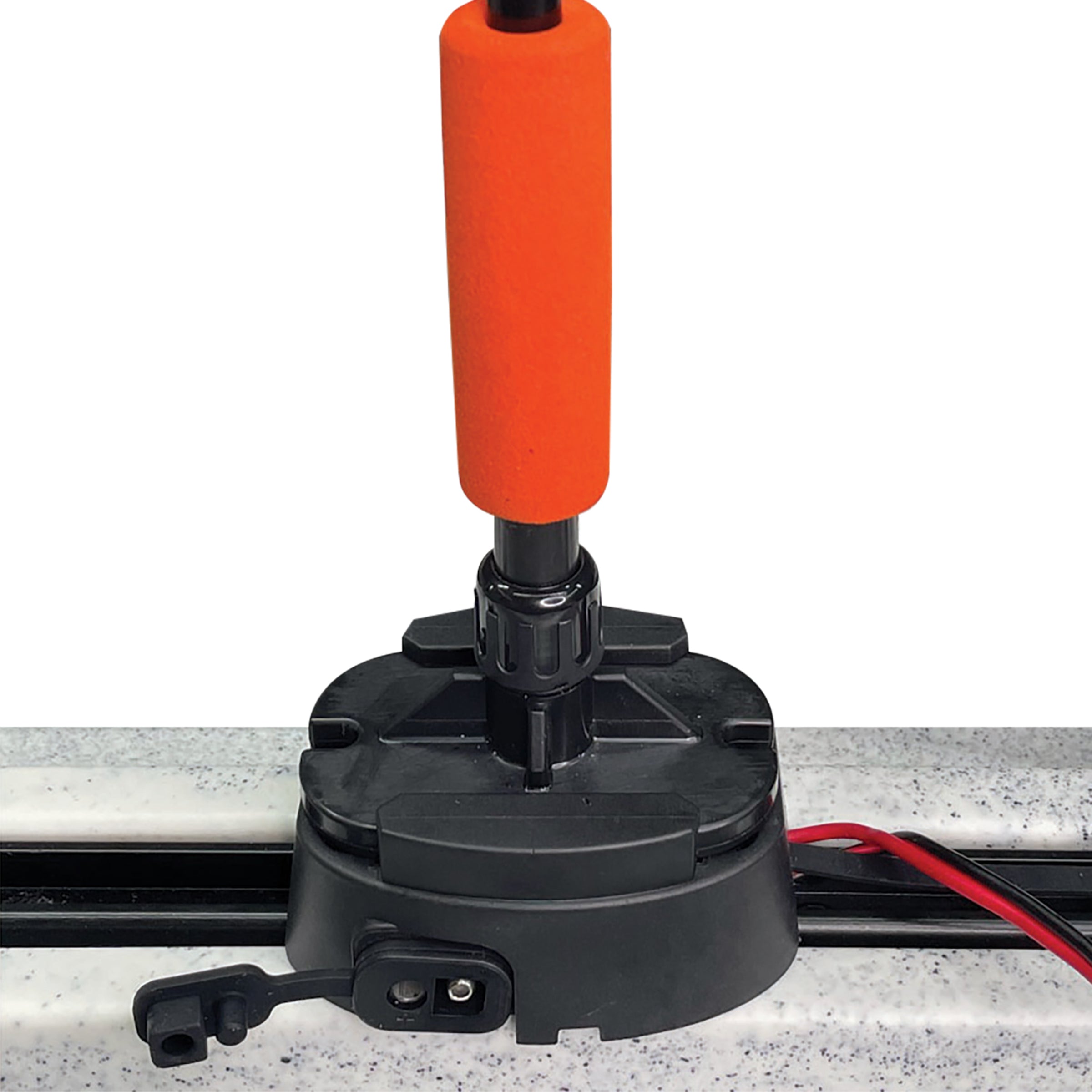 Paratonnerre YP-LR360-PRO - NOUVEAUX connecteurs électriques filetés améliorés - Lumière de sécurité extensible et alimentée à 360 degrés, drapeau et support d'accessoires en option