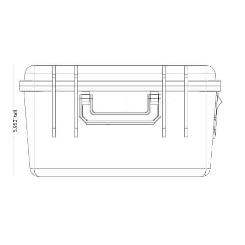 YP-BBK Boîtier de batterie du bloc d'alimentation