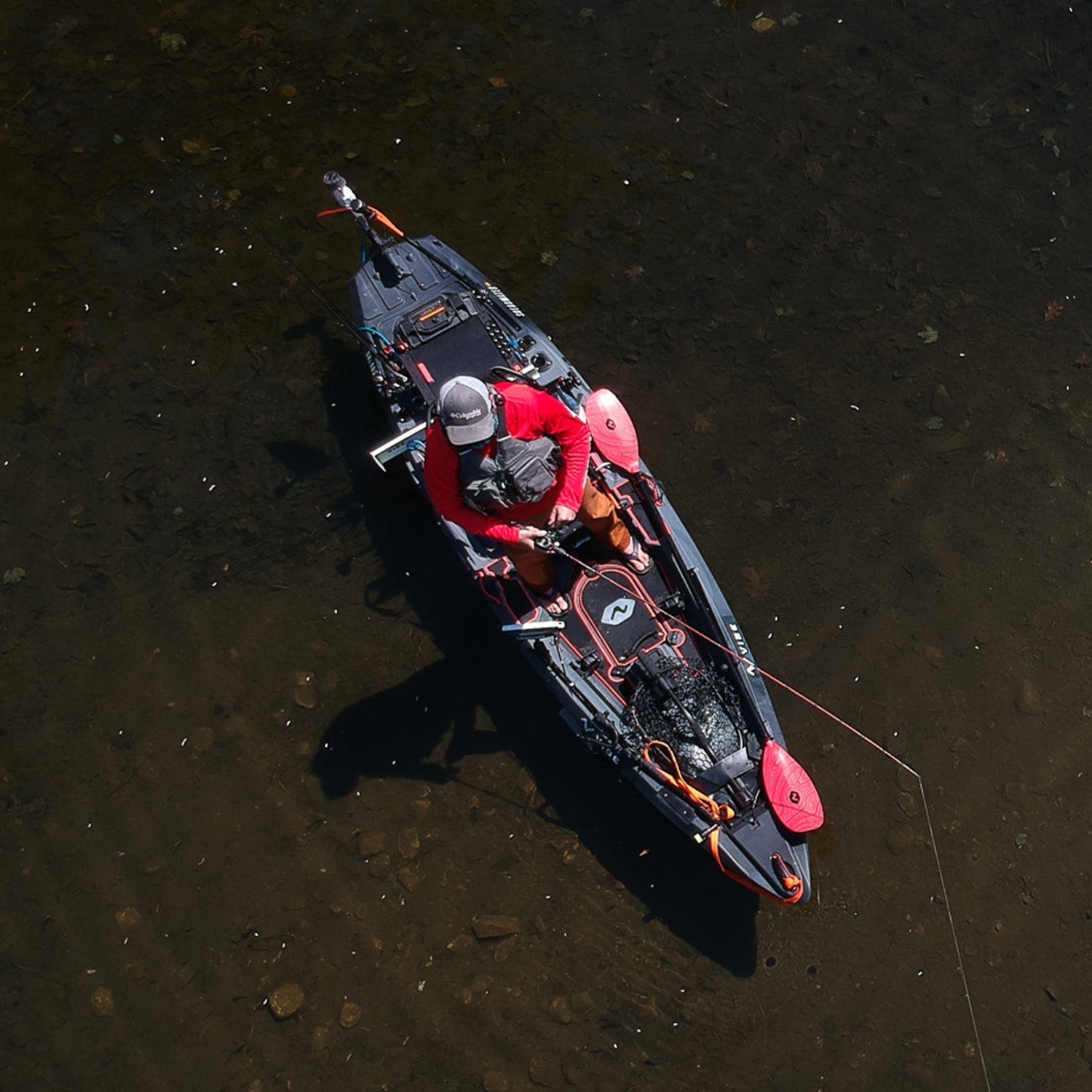 Shearwater 125 + Impulse Pedal Kit + Summit Perch + 35L Dry Bag + Ember Carbon Paddle + 30oz Tumbler + Cable Lock + Anchor Trolley Kit