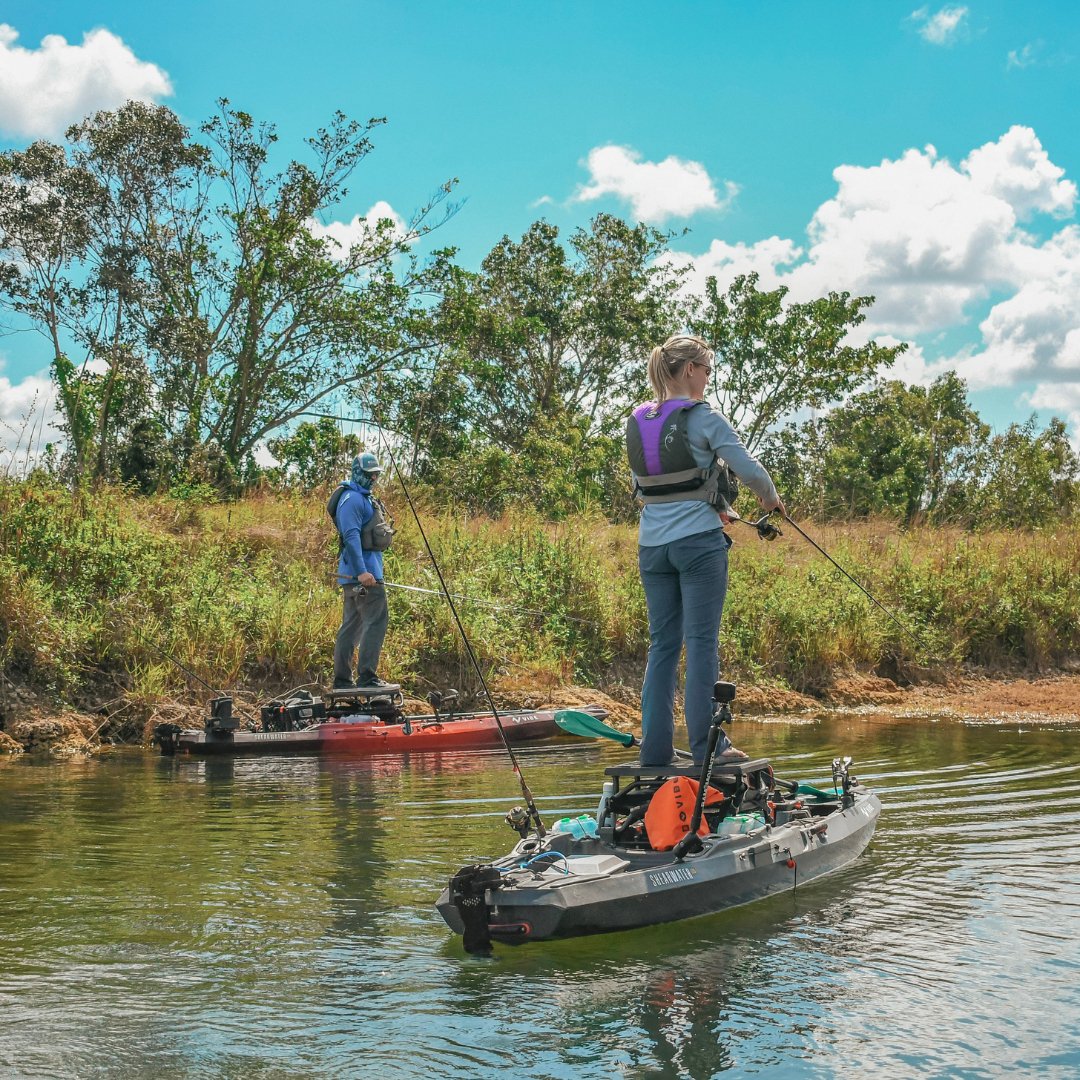 Shearwater 125 + 40% off accessories bundle! Including: Summit Perch + 35L dry bag + Ember Carbon Paddle + 30 oz tumbler + Cable Lock + Anchor Trolley Kit