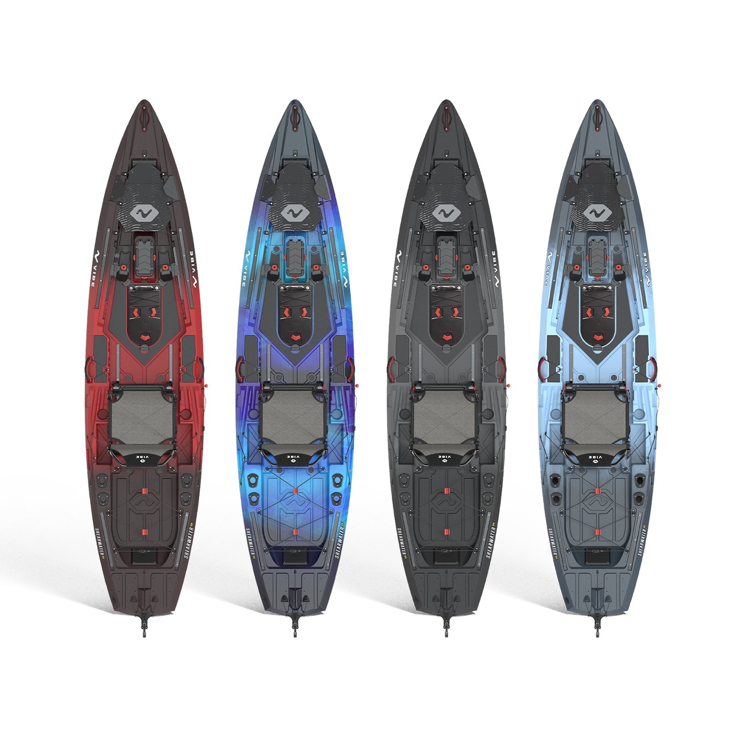 Shearwater 125 + Impulse Pedal Drive Bundle, Including: Summit Perch, 35L dry bag, Ember Carbon Paddle, 30 oz tumbler, Cable Lock and Anchor Trolley Kit