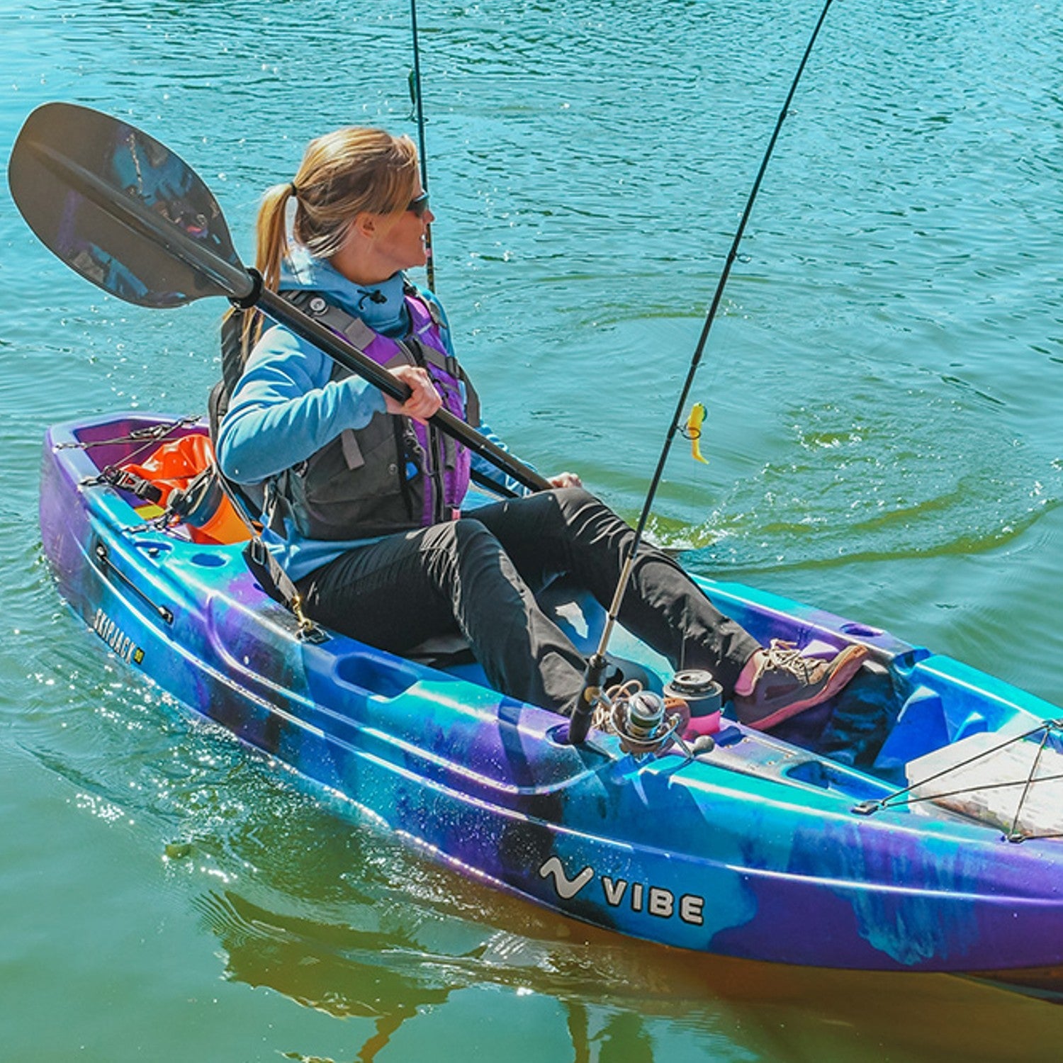 Skipjack 90 + Evolve Adjustable Paddle + Cable Lock + Grapnel Anchor + Kayak Stands + 10L Dry Bag + Anchor Trolley Kit