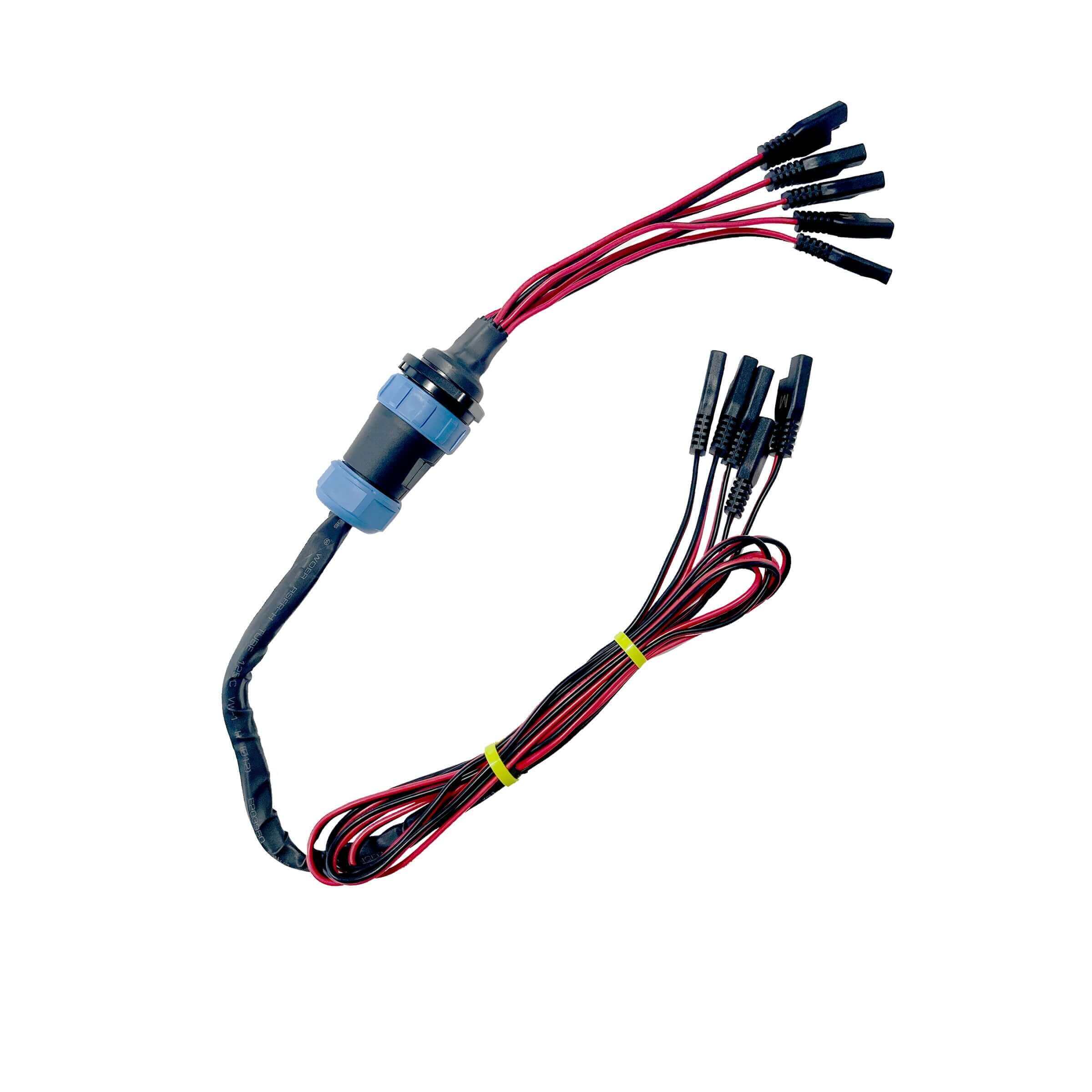 Kit de déconnexion rapide 5 circuits, étanche et robuste - montage sur panneau et faisceau (YP-QD5)