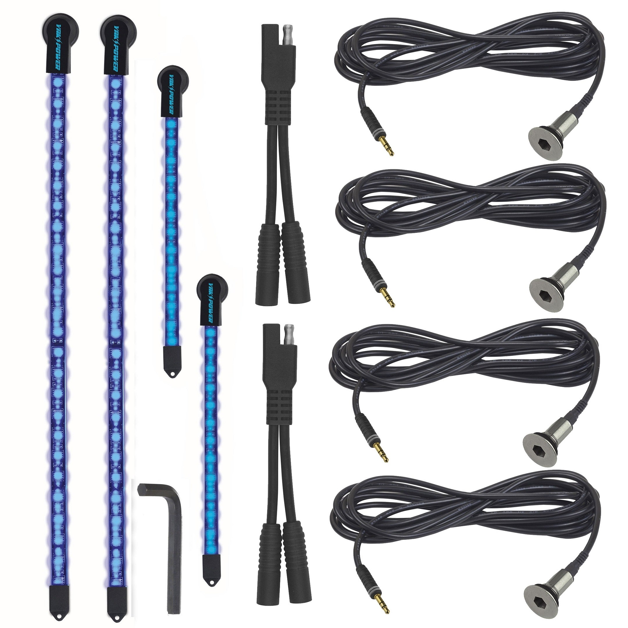 Kit complet d'éclairage LED, 4 pièces