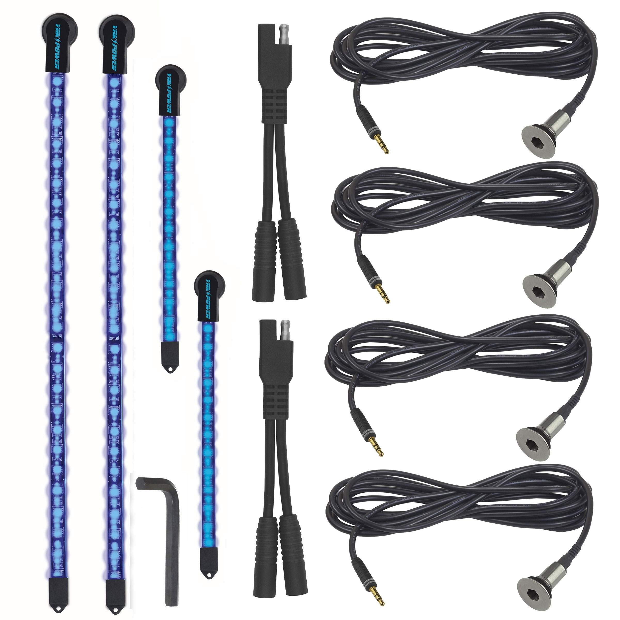 Kit complet d'éclairage LED, 4 pièces