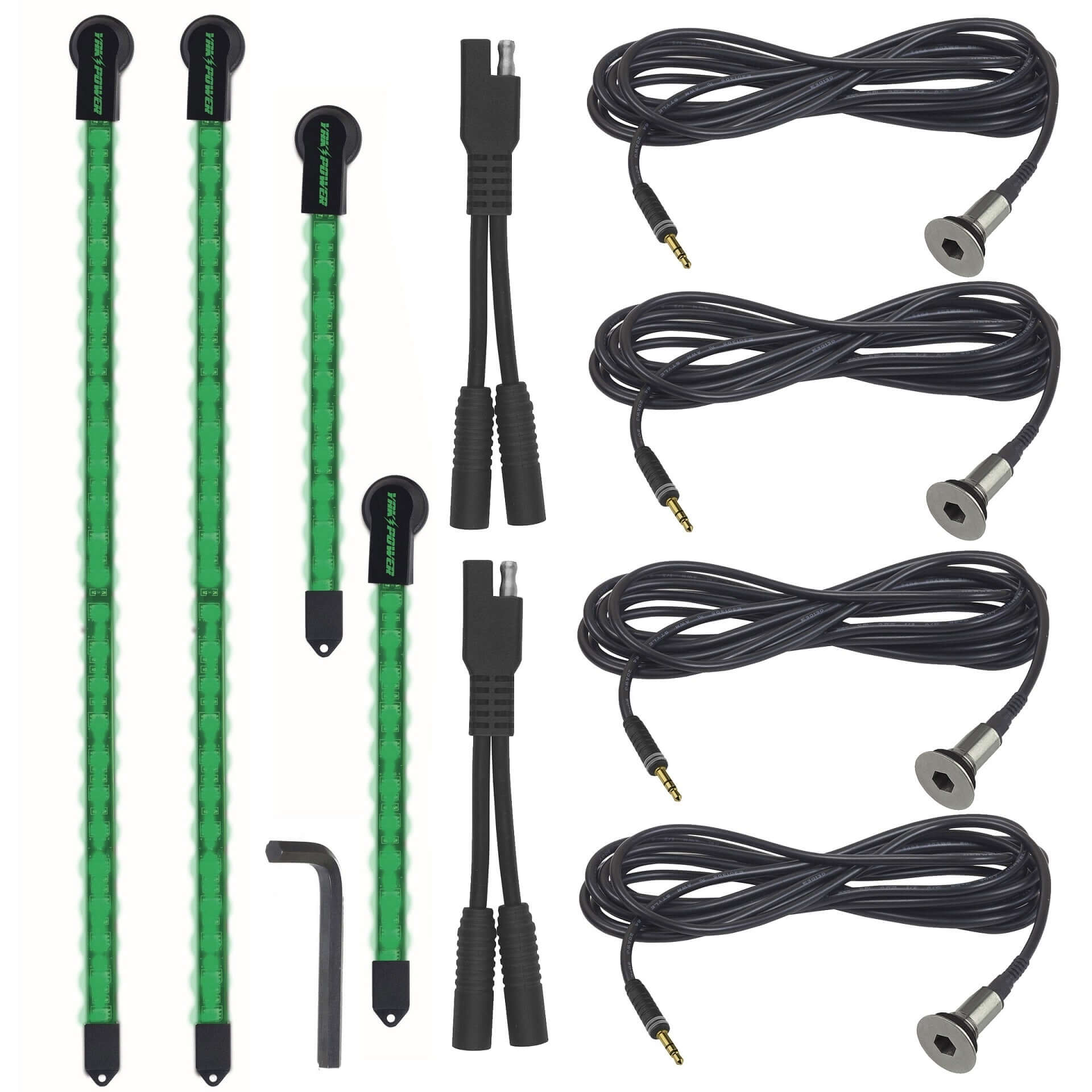 Kit complet d'éclairage LED, 4 pièces