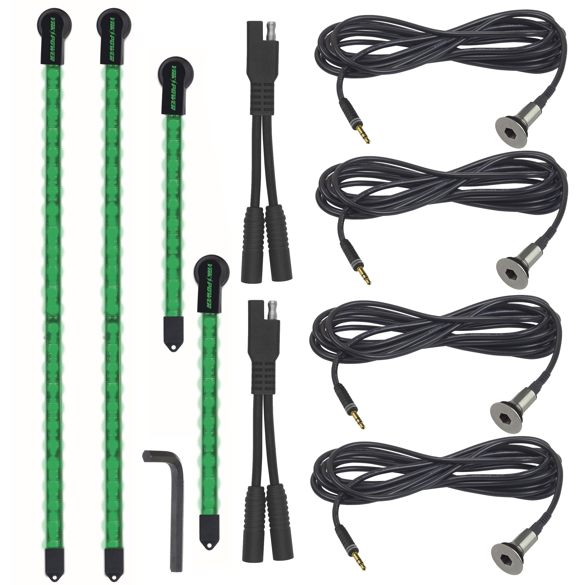 Kit complet d'éclairage LED, 4 pièces