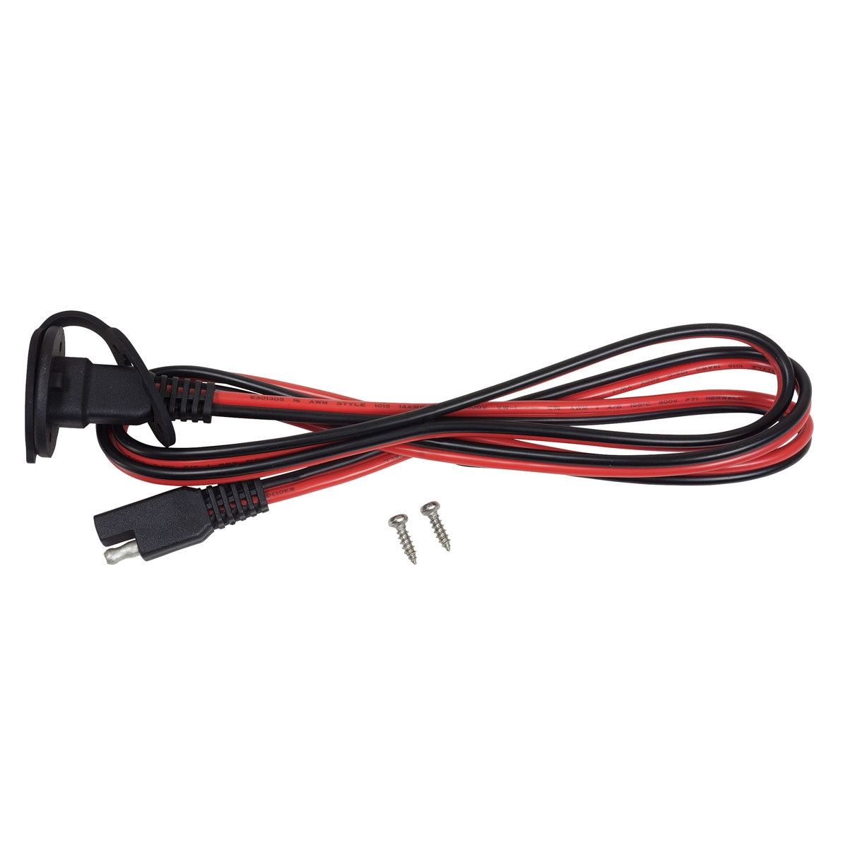 Port d'alimentation avec câble et connecteur SAE