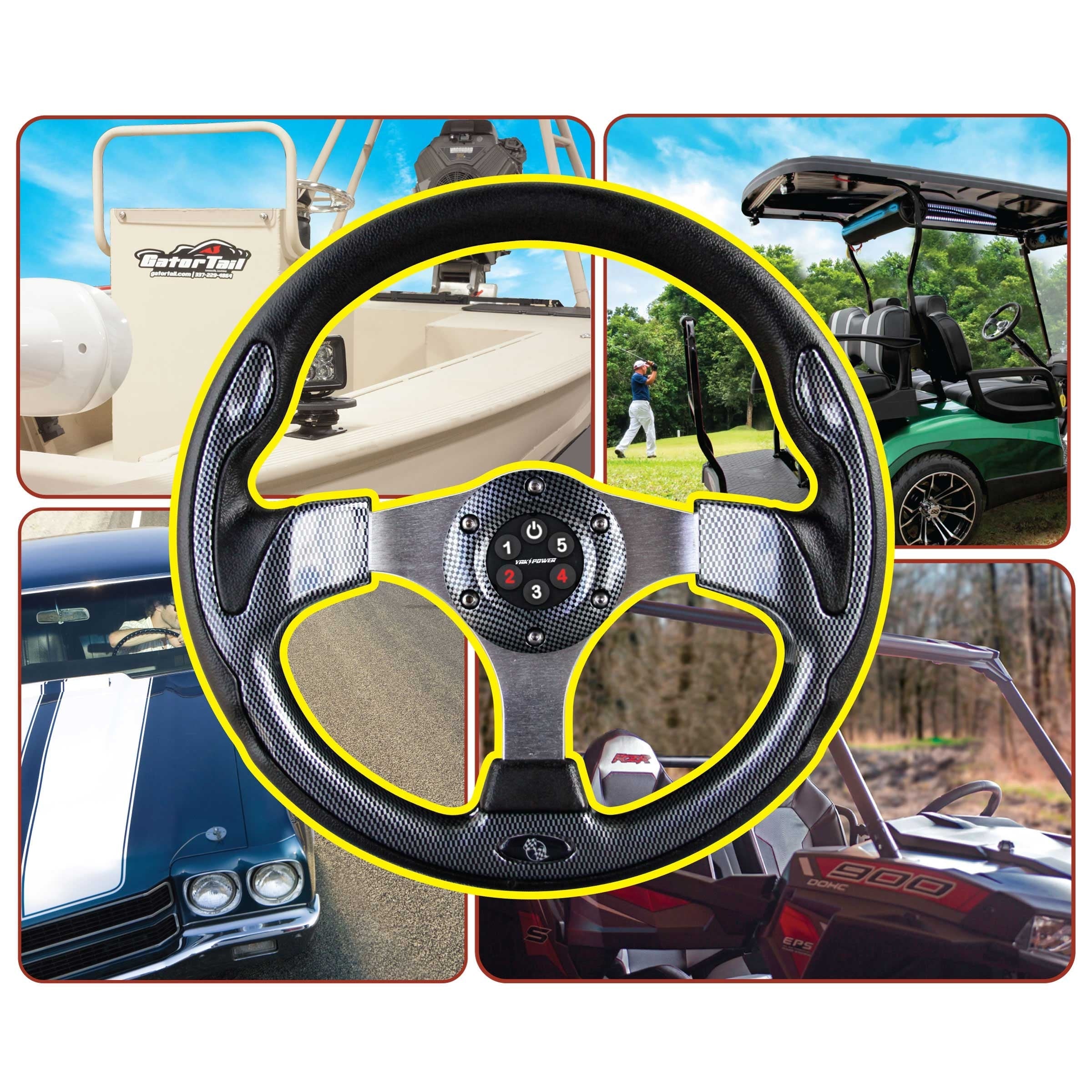 YP-RP5W-OR Système de commutation numérique sans fil à cinq circuits avec commande au volant