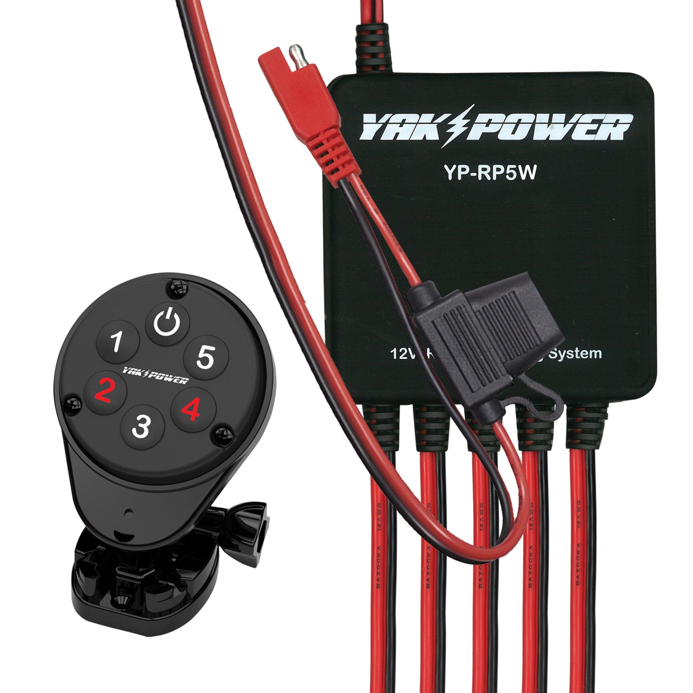 YP-RP5W-OR Système de commutation numérique sans fil à cinq circuits avec commande au volant