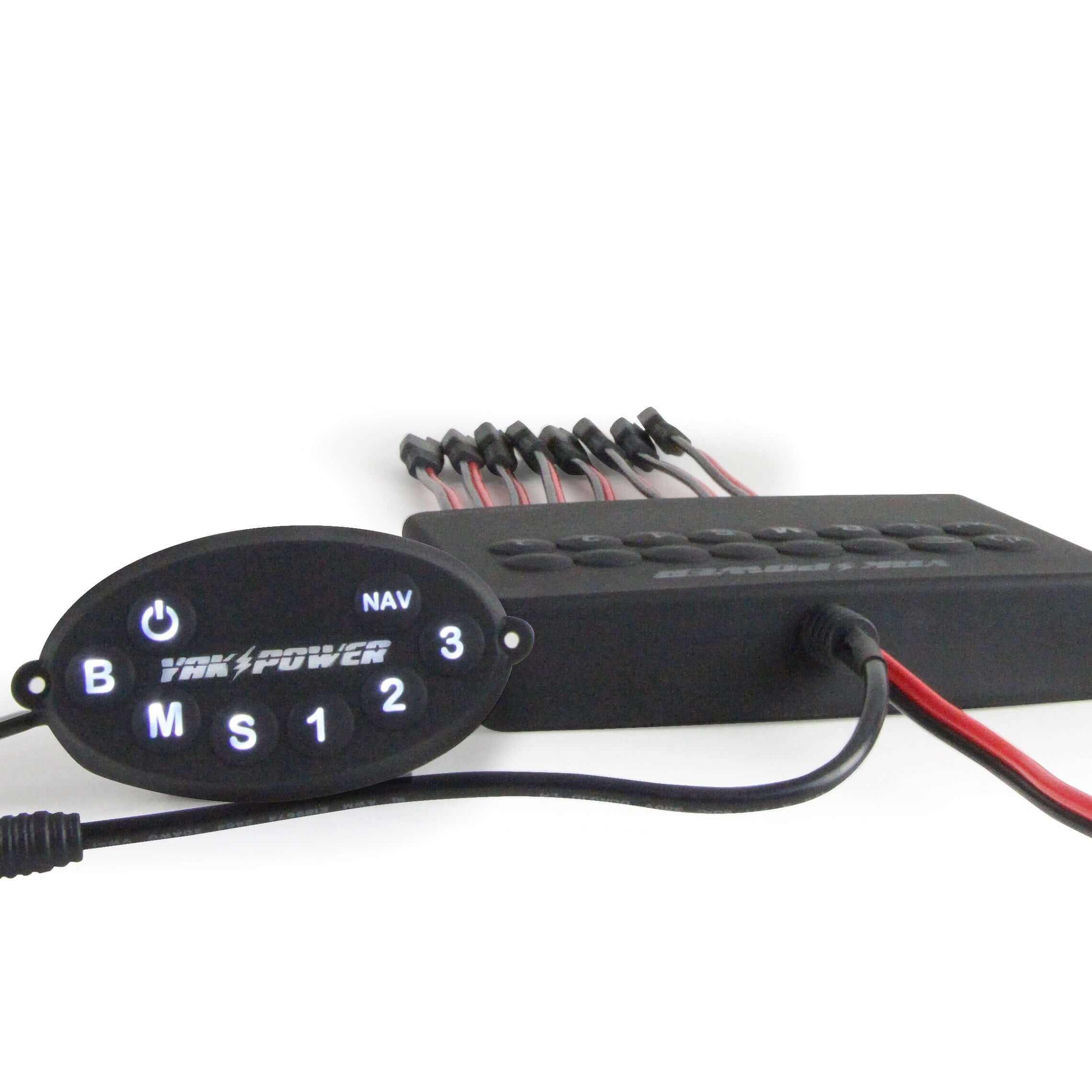 YP-RP8R Système de commutation à 8 circuits avec Bluetooth