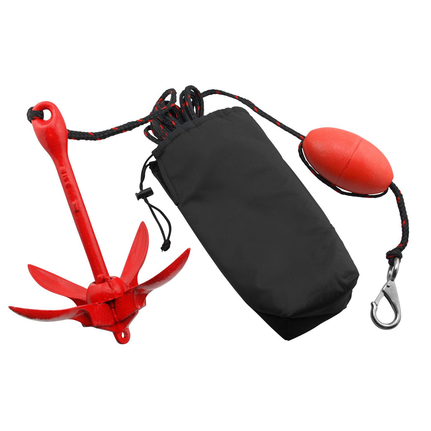 3.5lb Grapnel Anchor and 25ft Rope - Vibe Kayaks