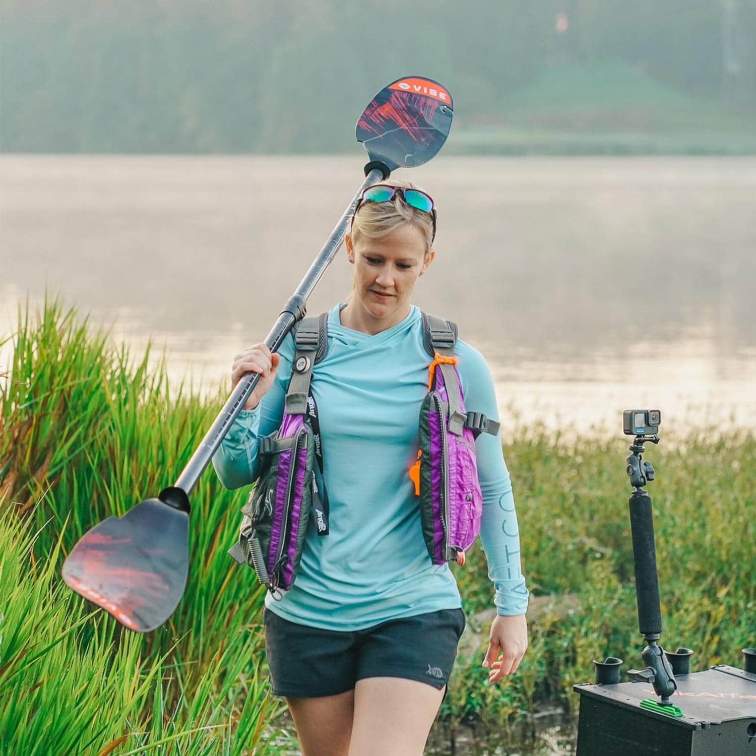 Ember Carbon Fiber Paddle (240-260cm adjustable) - Vibe Kayaks