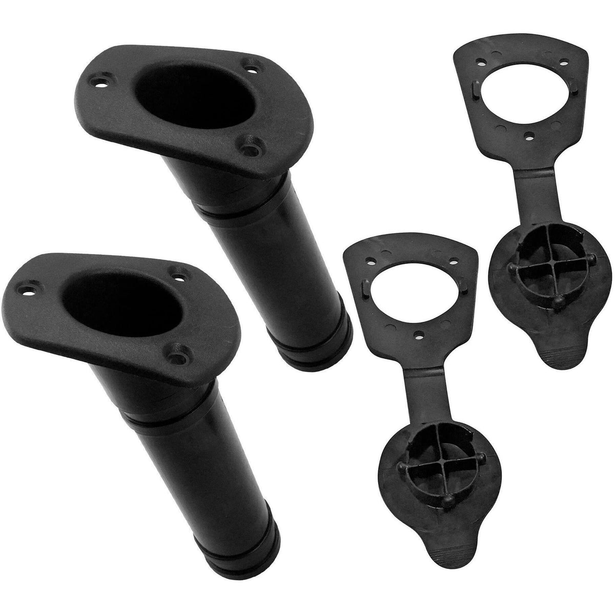 Flush Mount Rod Holder with Rubber Gasket & Cap - Vibe Kayaks