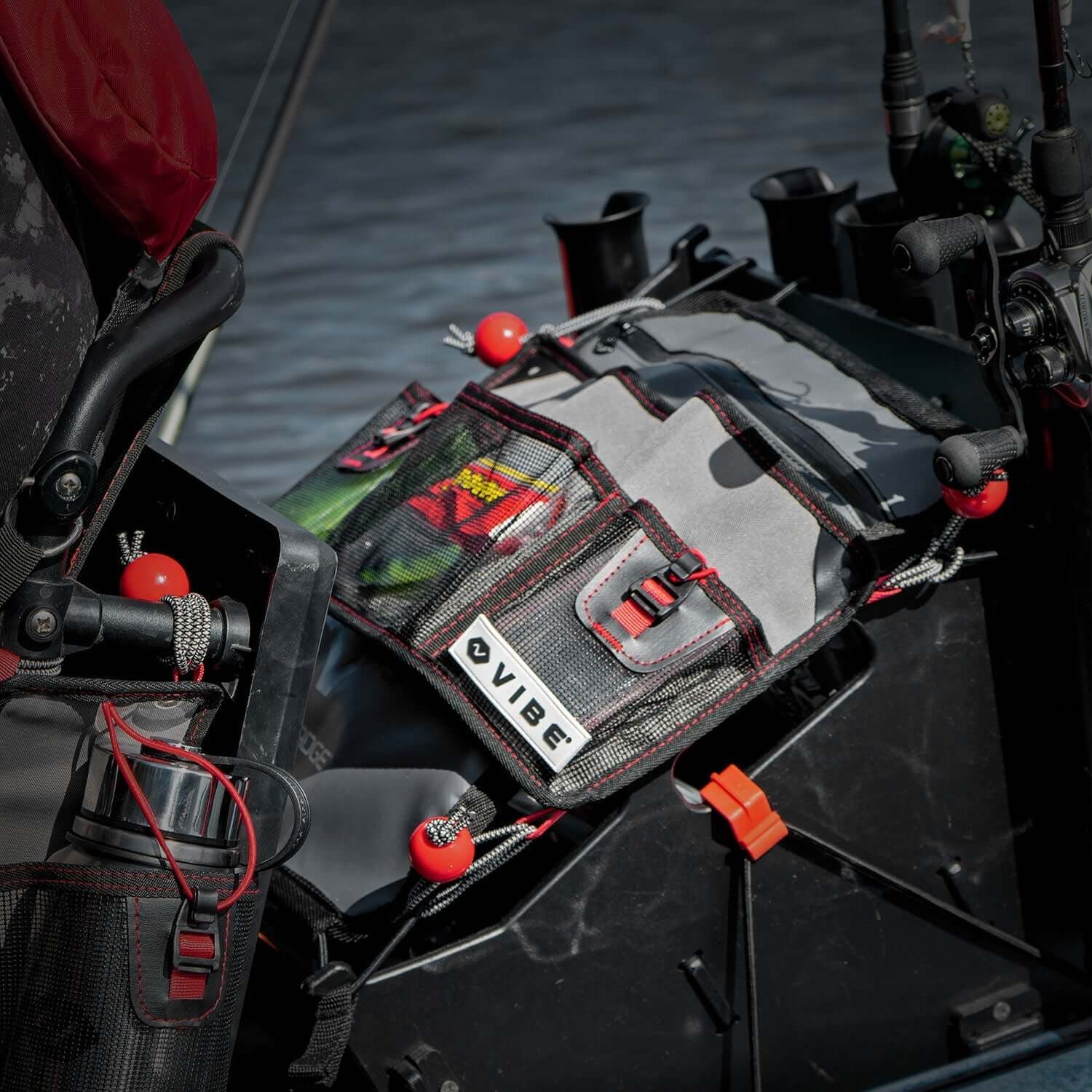Mesh 3-Pocket Gear Organizer - Vibe Kayaks