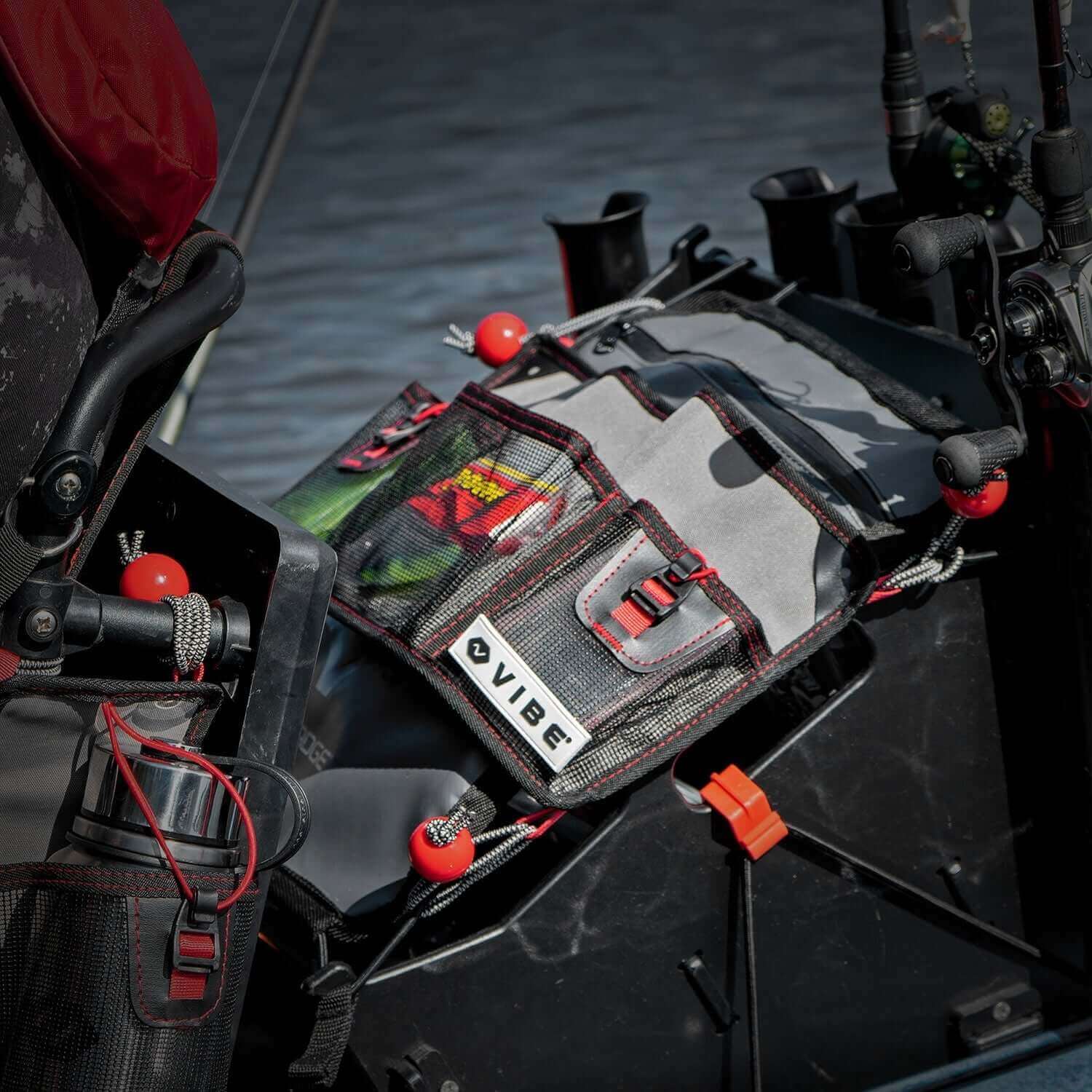 Mesh 3-Pocket Gear Organizer - Vibe Kayaks
