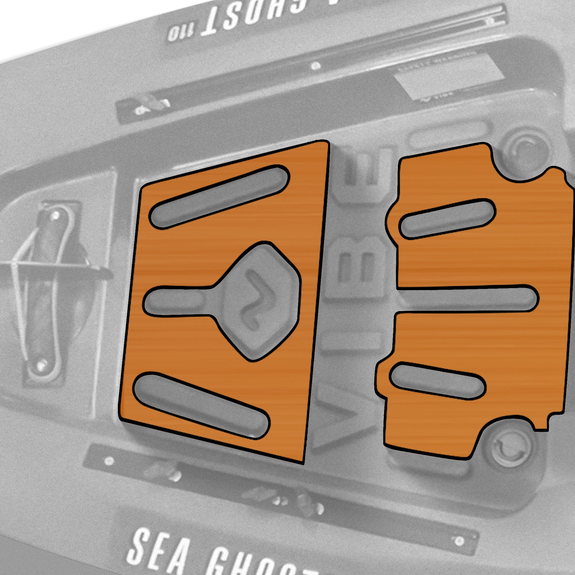 Sea Ghost 110 Premium Deck Padding - Vibe Kayaks