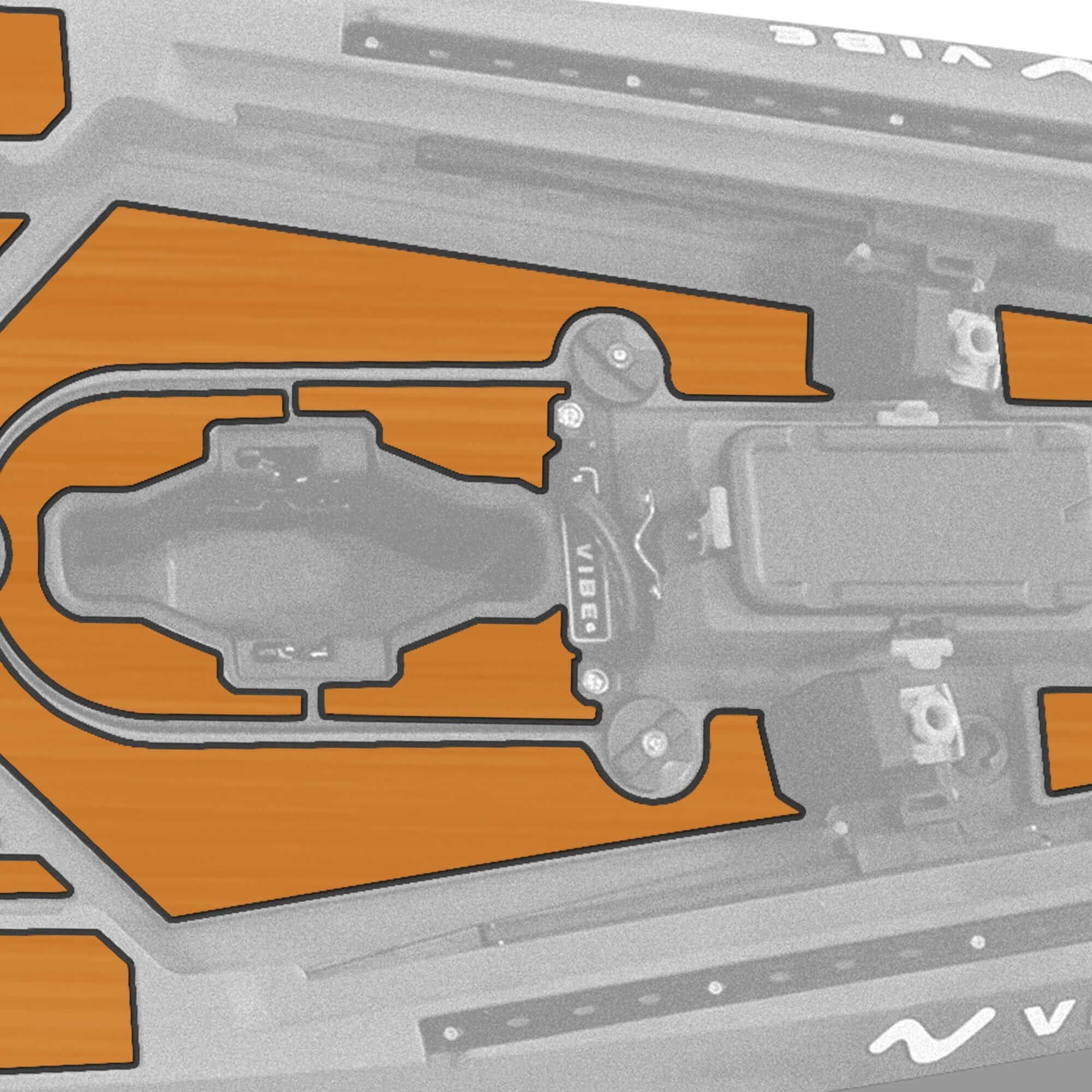 Shearwater 125 Premium Deck Padding - Vibe Kayaks