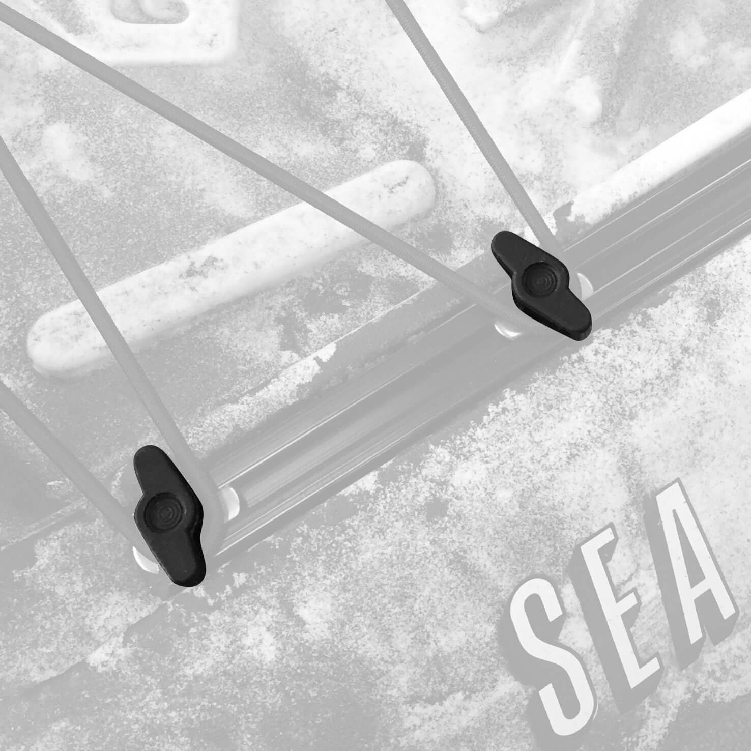 Attache élastique avec écrous de rail - 6 PK - Vibe Kayaks