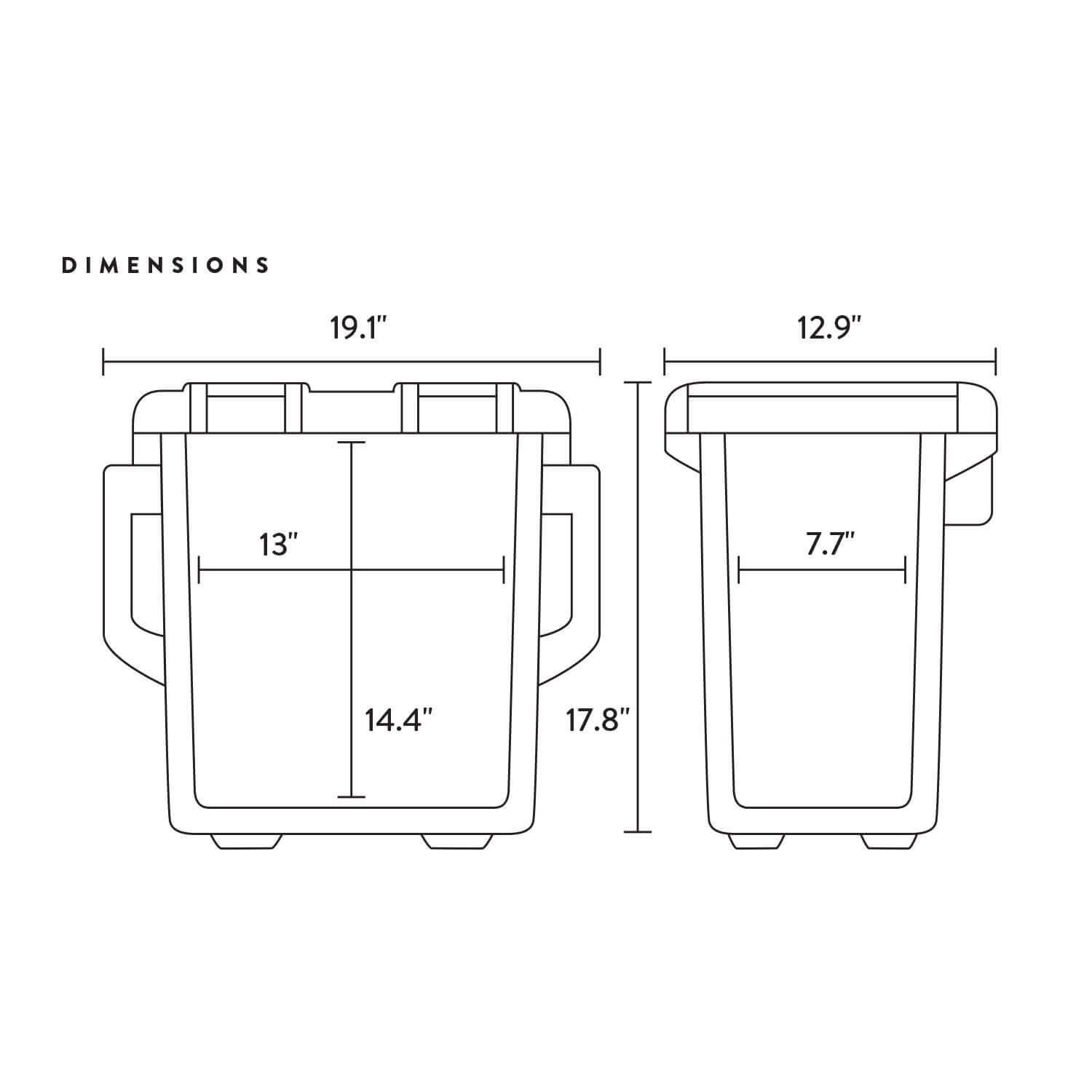 Vibe 20 Quart Cooler - Vibe Kayaks