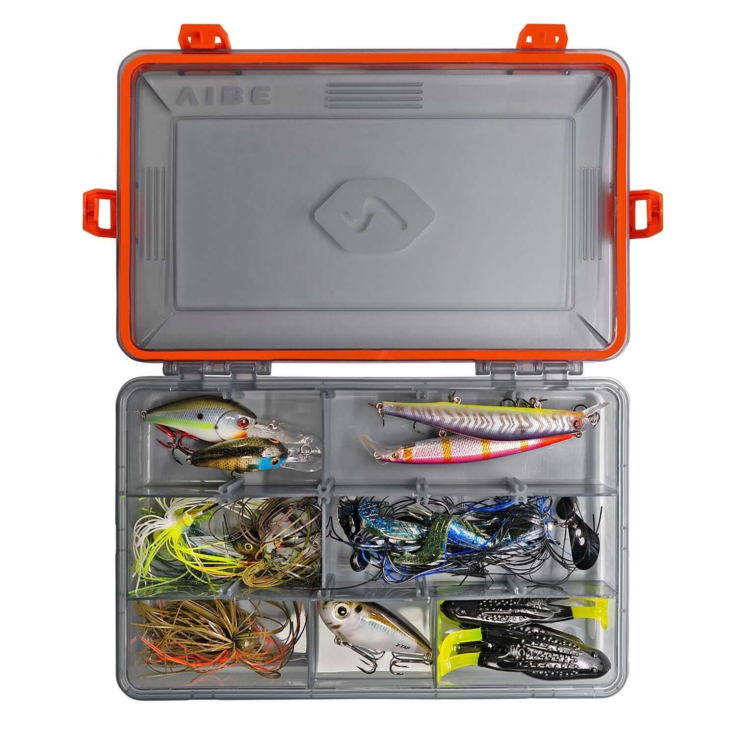 Vibe Waterproof 4 Clasp Tackle Tray (2 pk) - Vibe Kayaks