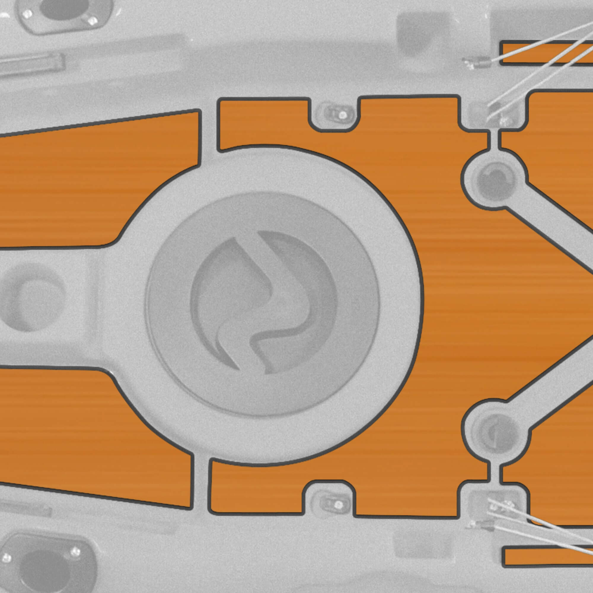 Yellowfin 100 Premium Deck Padding - Vibe Kayaks