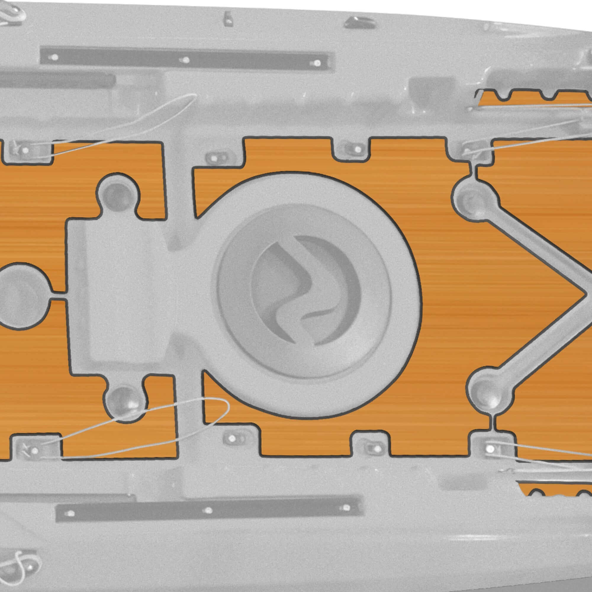 Yellowfin 130T Premium Deck Padding - Vibe Kayaks