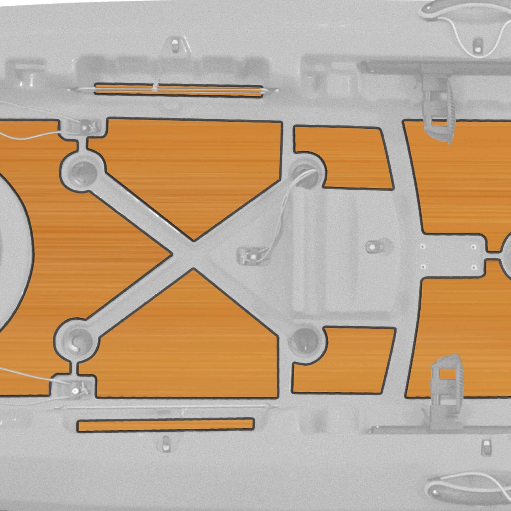 Yellowfin 130T Premium Deck Padding - Vibe Kayaks