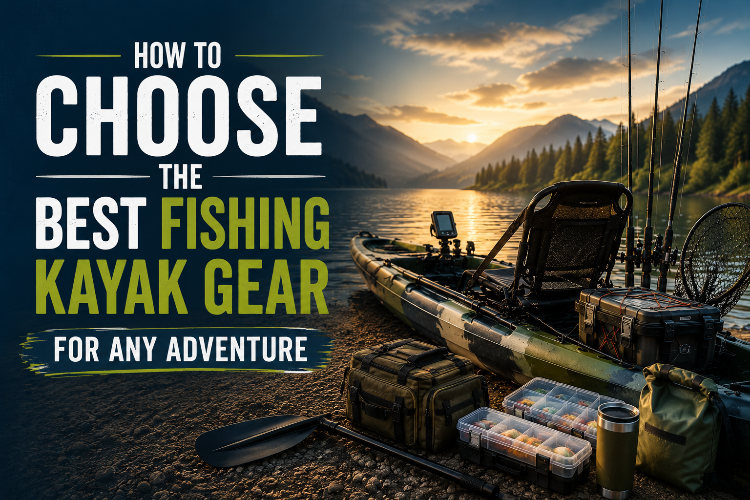 How to Choose the Best Fishing Kayak Gear for Any Adventure