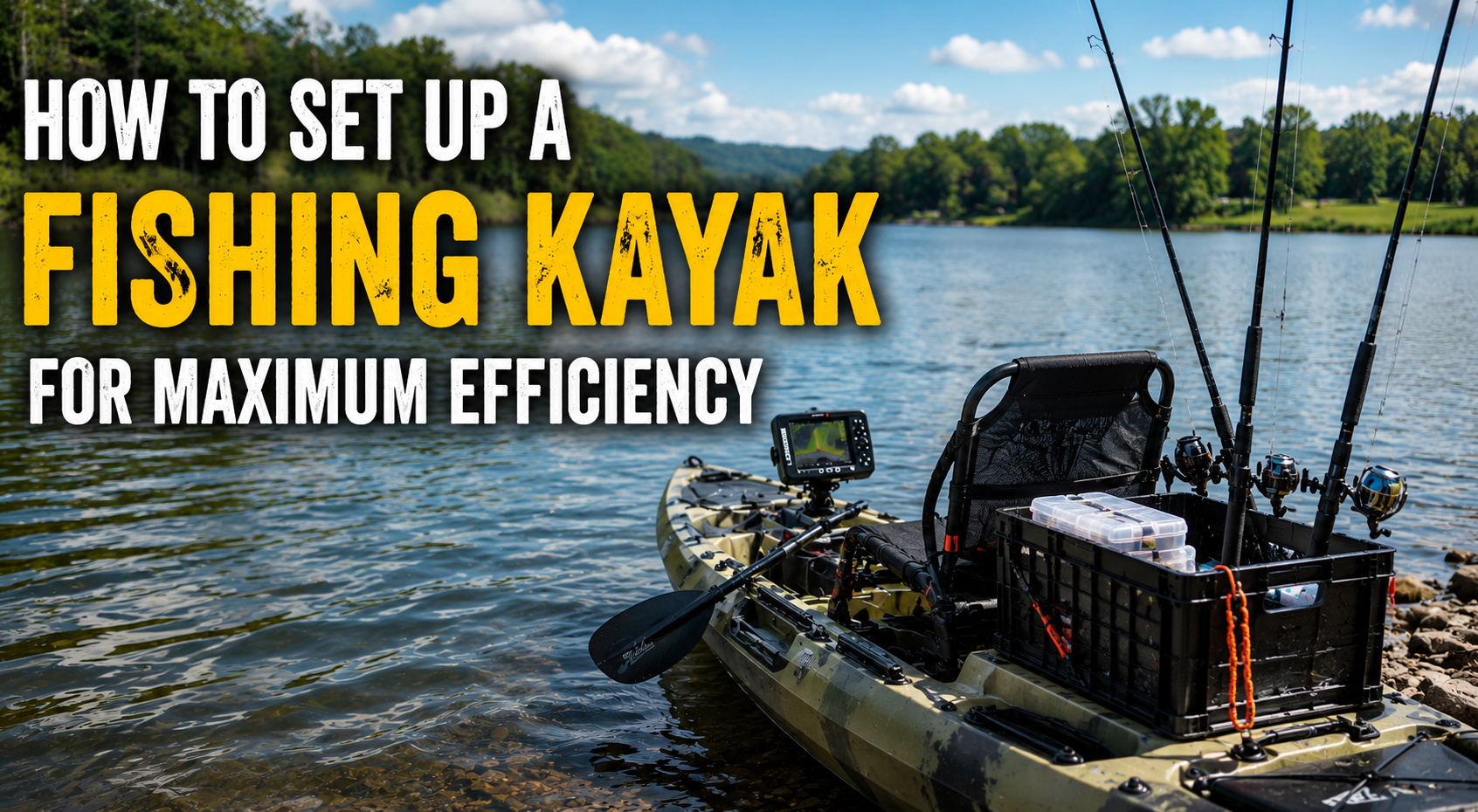 How to Set Up a Fishing Kayak for Maximum Efficiency?