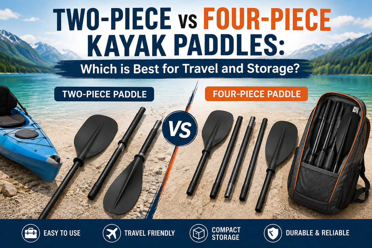 Two-Piece vs Four-Piece Kayak Paddles: Which is Best for Travel and Storage?