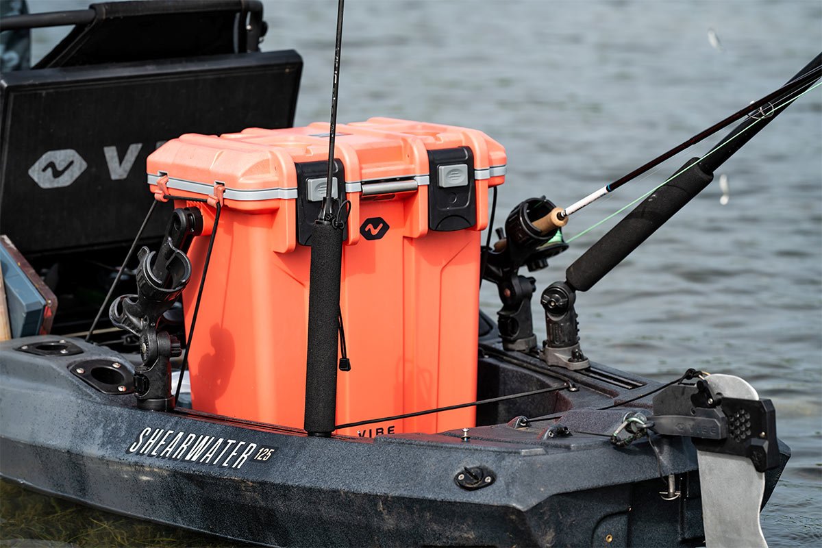 Kayak Cooler Bag,Kayak Cooler with Rod Holder,Kayak Soft Cooler Behind
