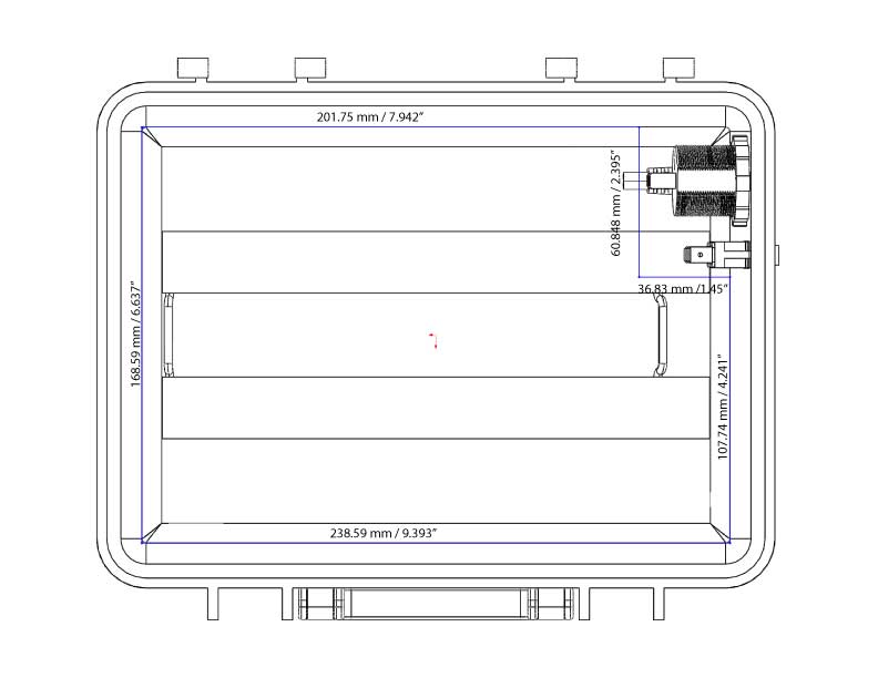 Station d'alimentation portable avec système de commutation numérique sans fil à 5 circuits (piles non incluses)