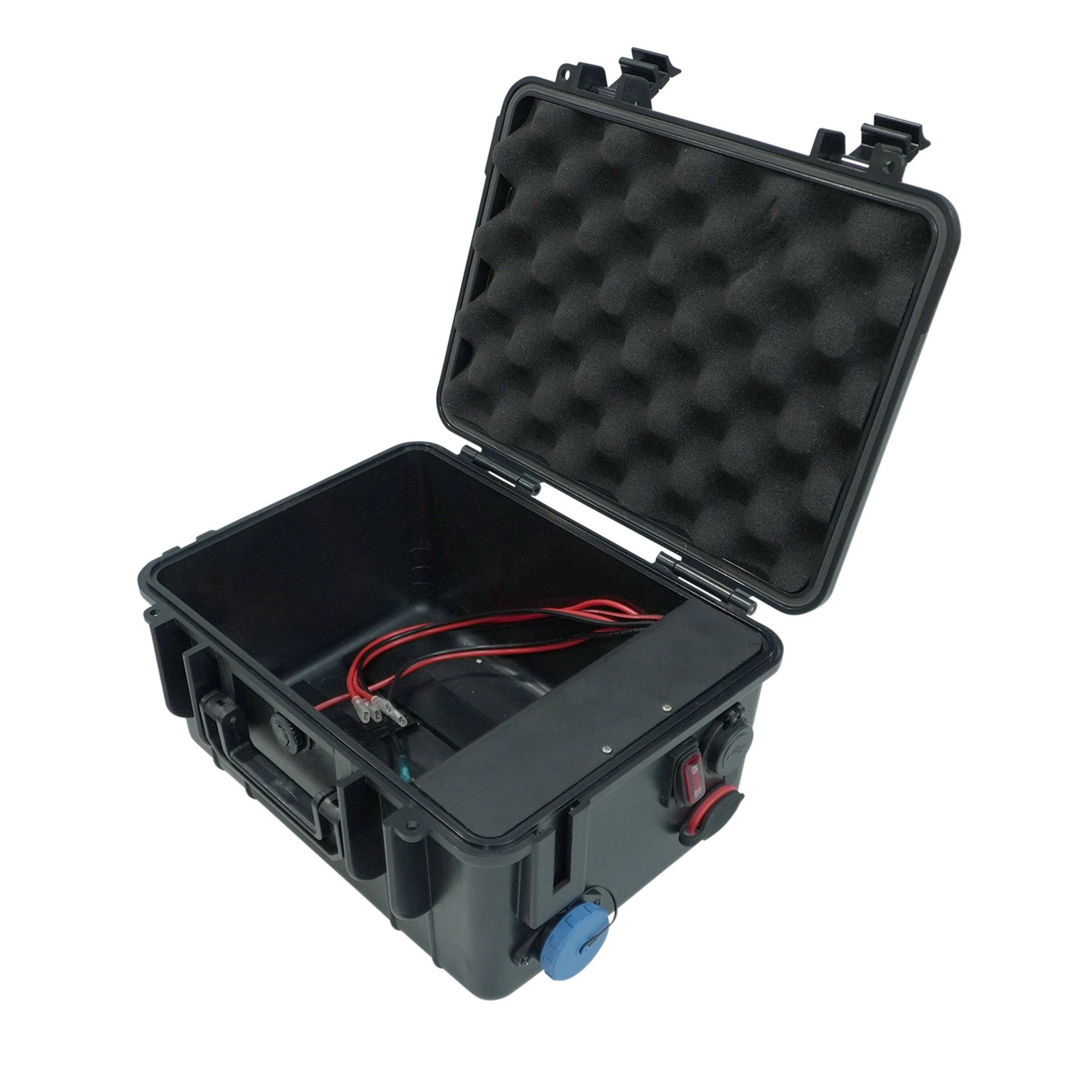 Station d'alimentation portable avec système de commutation numérique sans fil à 5 circuits (piles non incluses)
