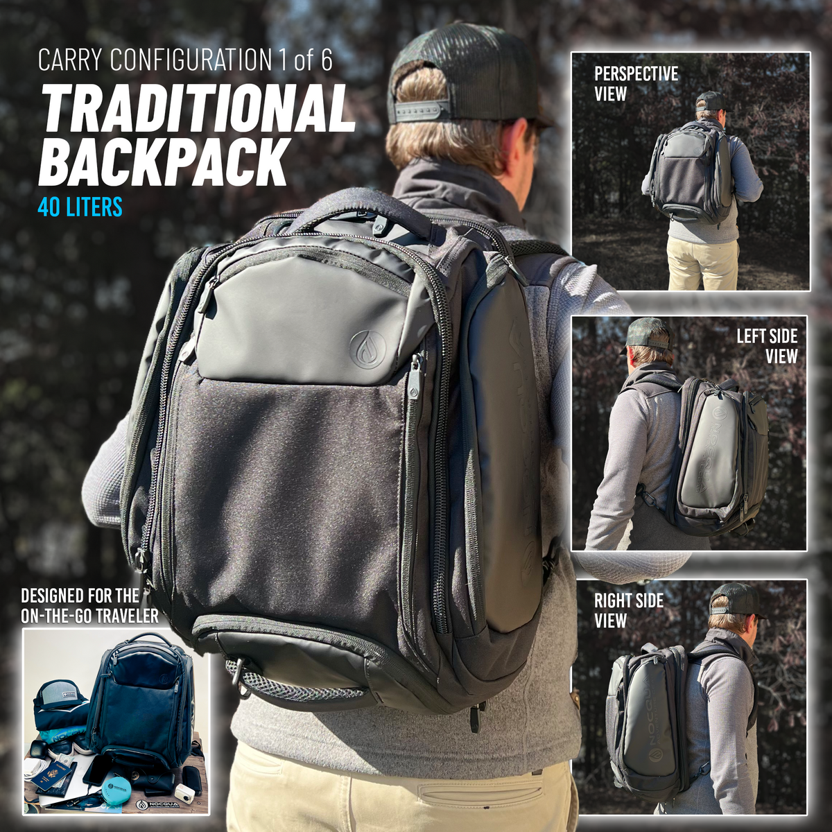 Modular Kayak Backpack Traveler Backpack for Outdoor Gear Storage | Vibe Kayaks